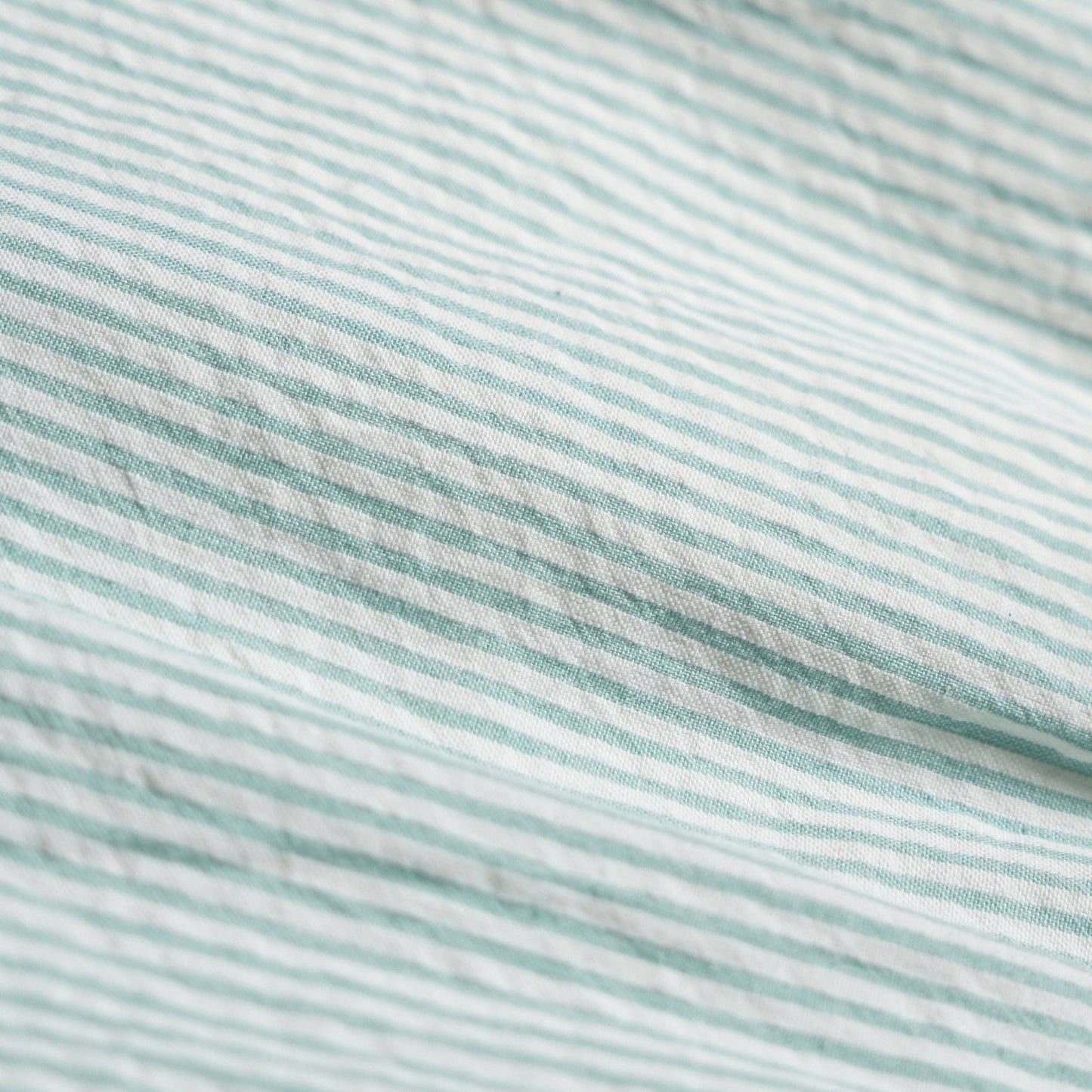 Organic Shirt & Shorts Set - Green Stripes