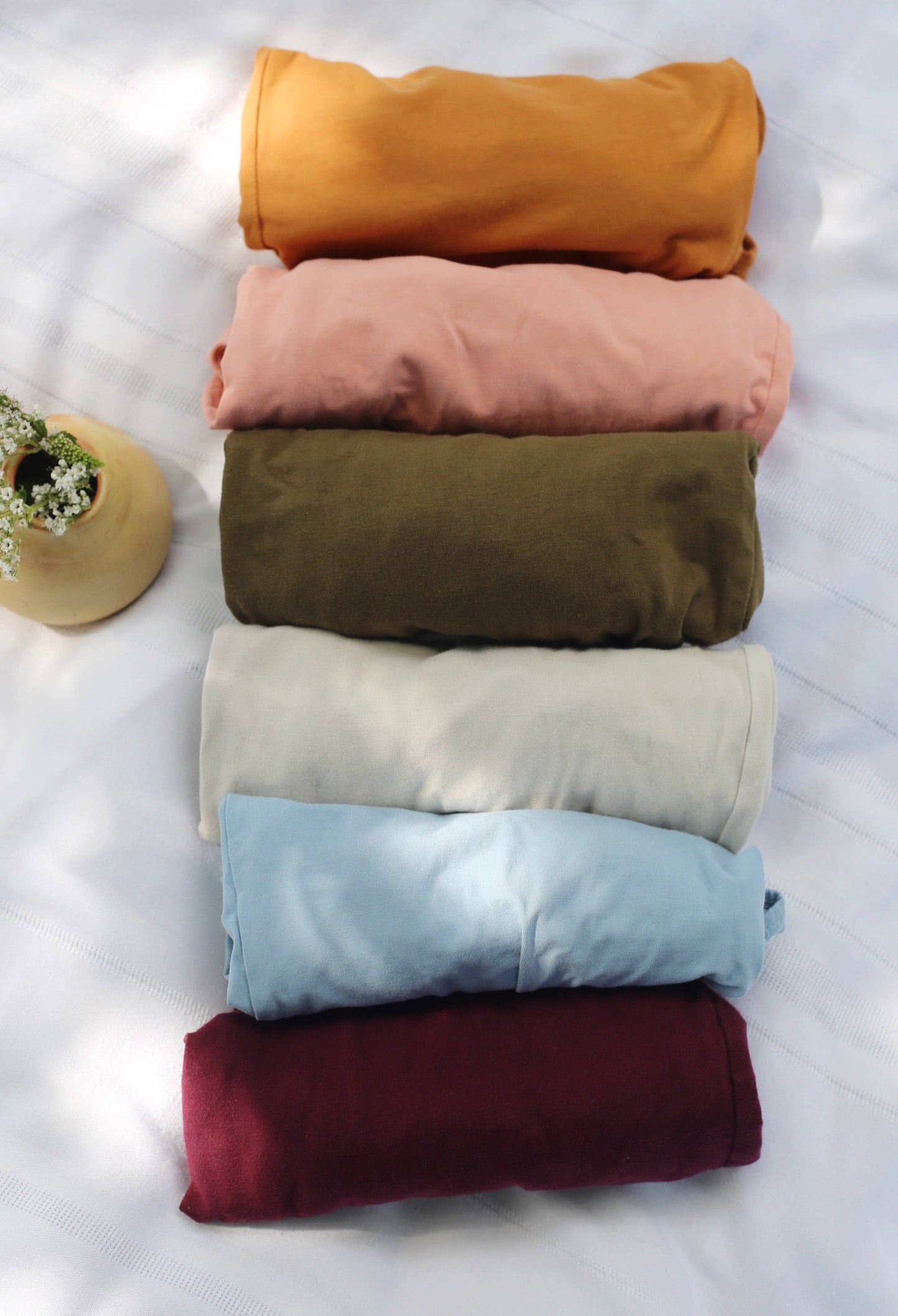 Pumpkin Spice Organic Cotton Knotted Gown