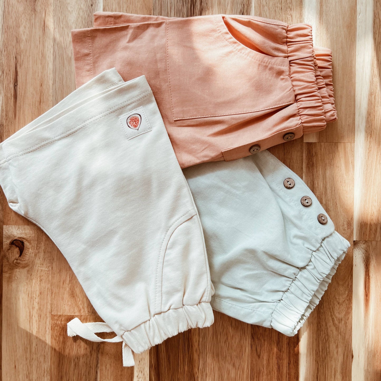 Baby / Kids Shorts Apricot 100% Cotton OEKO-TEX