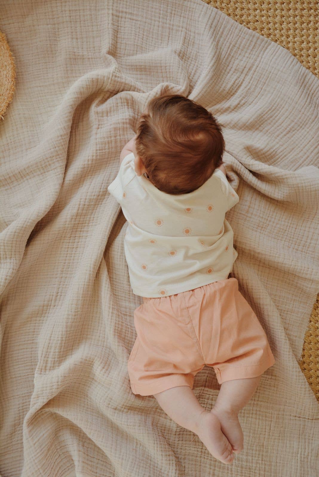 Baby / Kids Shorts Apricot 100% Cotton OEKO-TEX