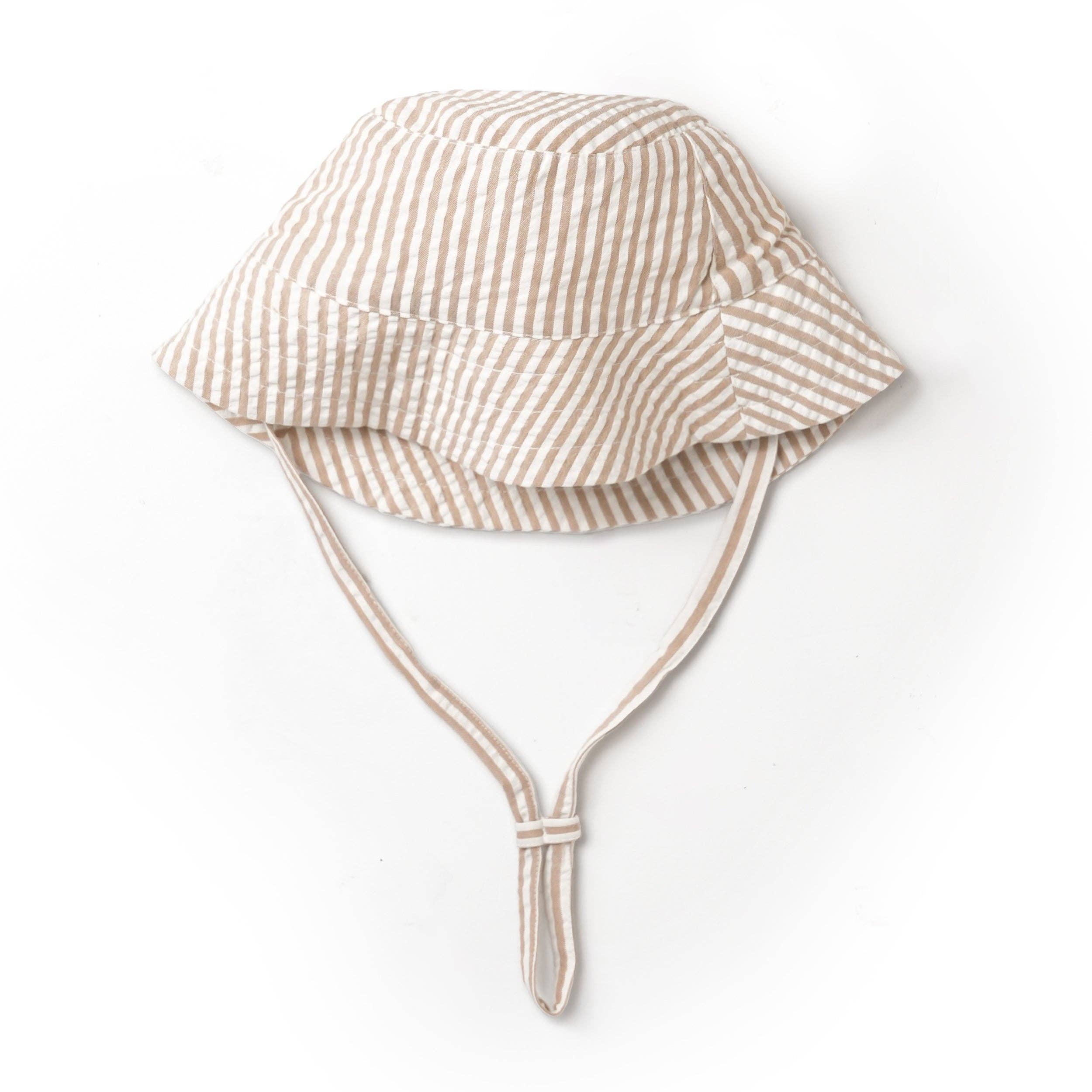 Brown Striped Baby/Kids Bucket Hat