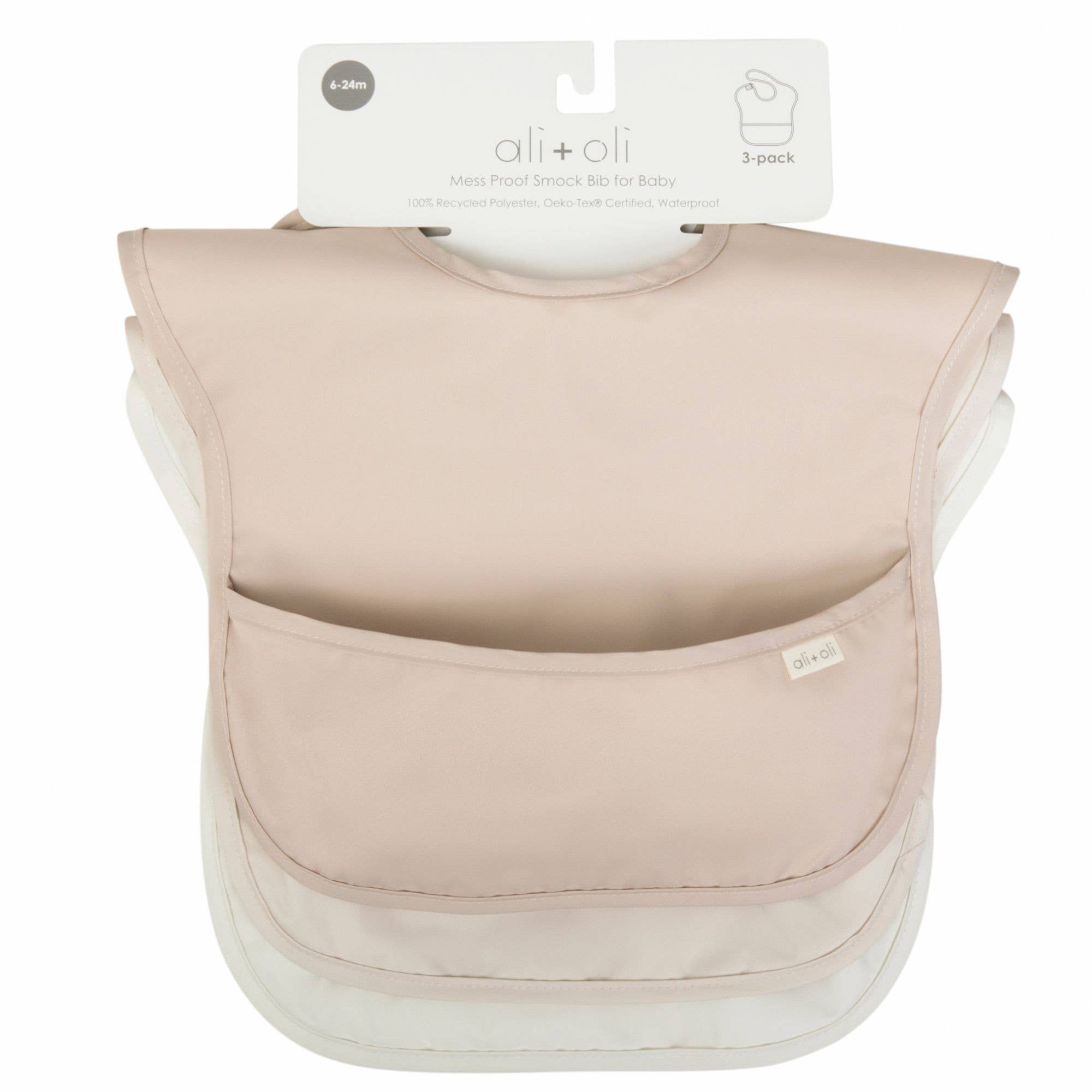 Neutral Sleeveless Bib Set (3-pc)