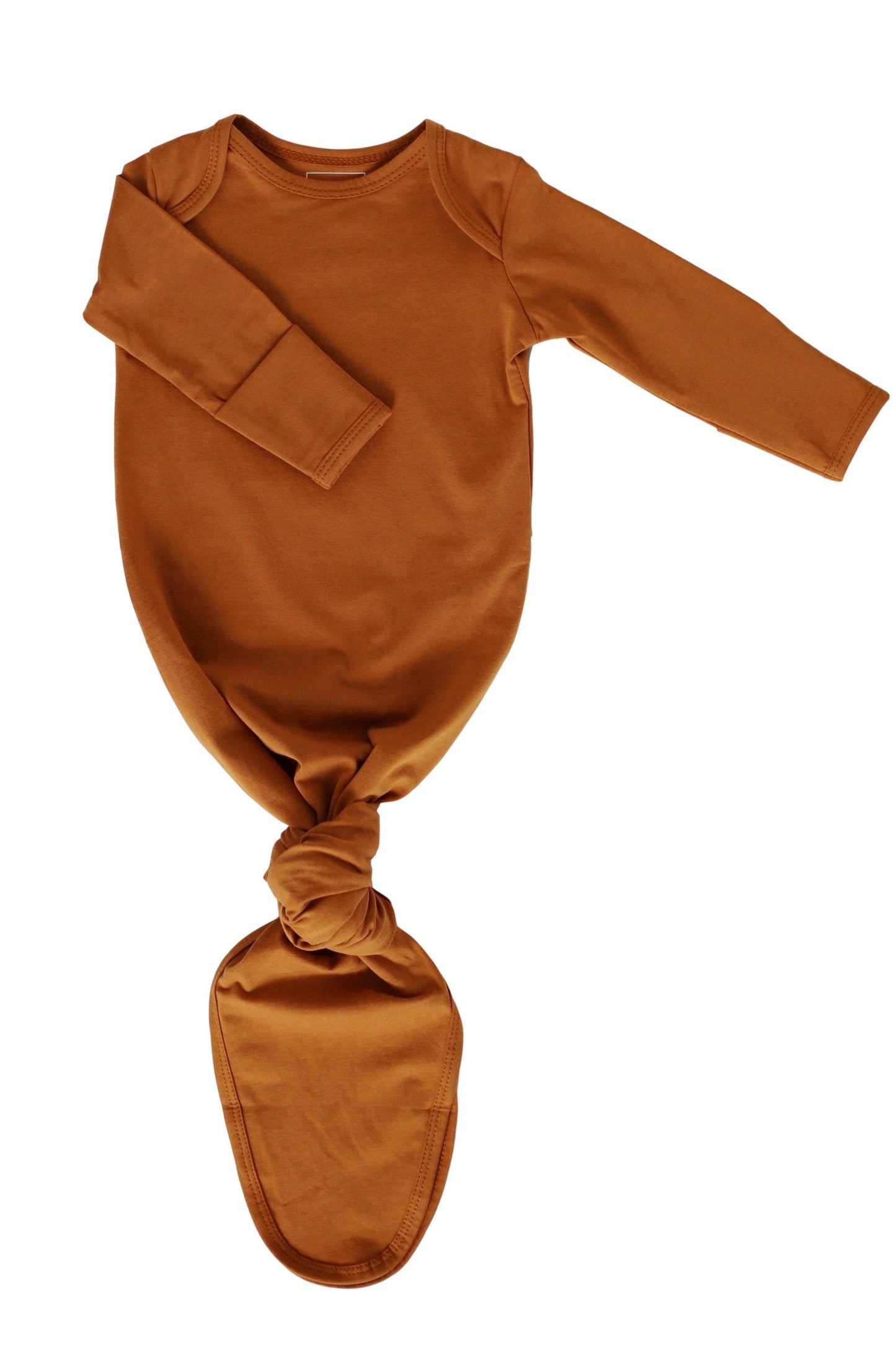 Pumpkin Spice Organic Cotton Knotted Gown