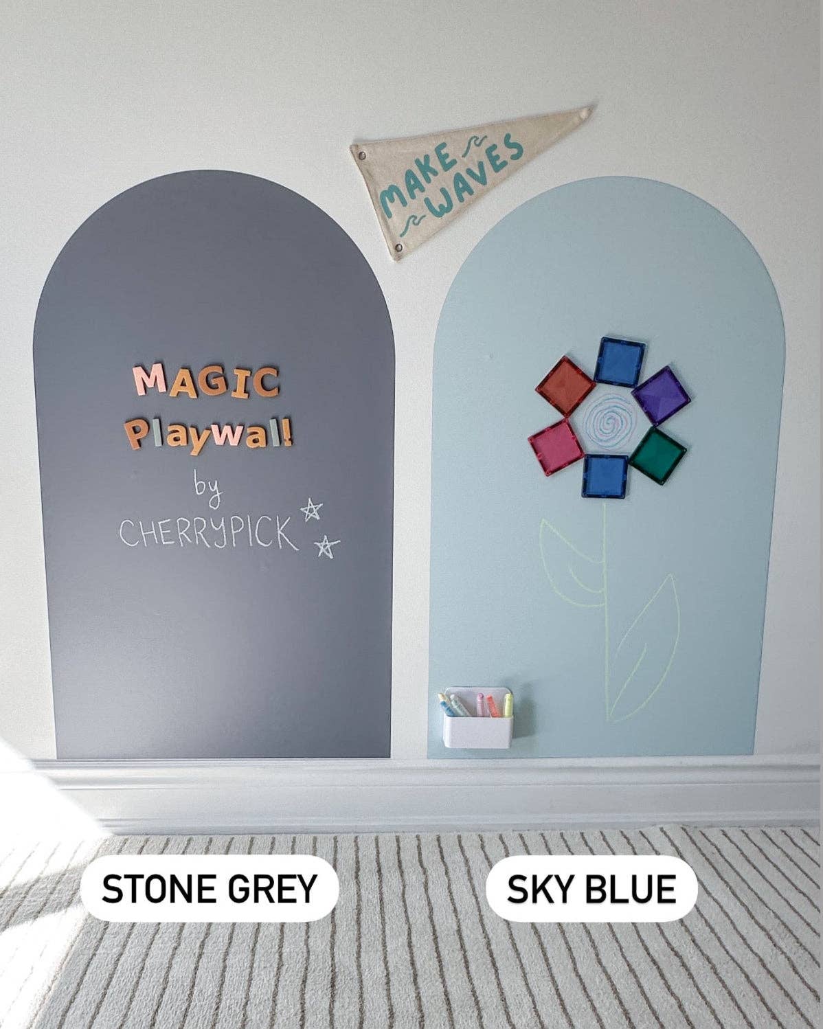 Magic Playwall - ORIGINAL Arch Magnetic Wall Decal for Kids