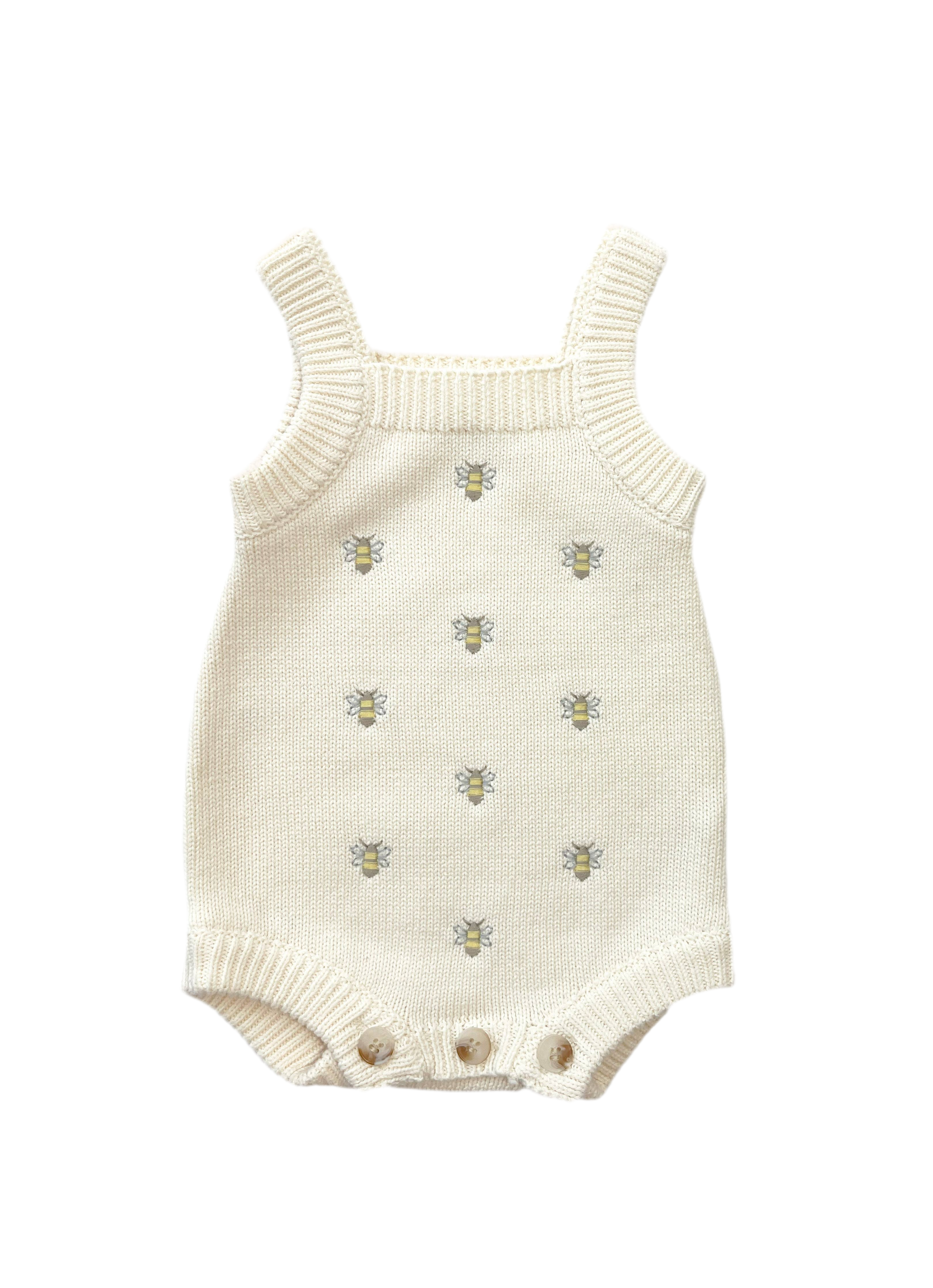 Busy Bee Baby Romper