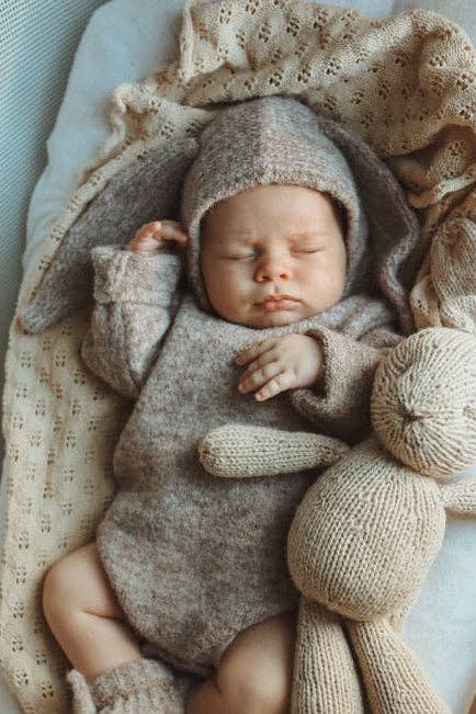 Baby Bunny Ear Bonnet