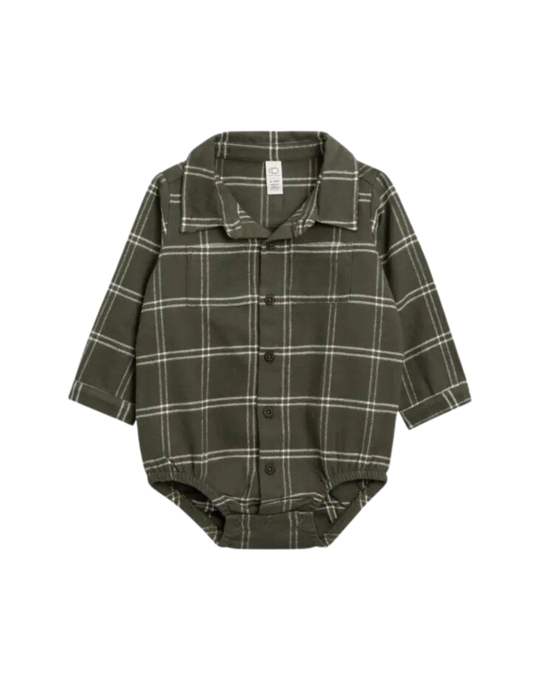 Carson Flannel Onesie - MOKEE Baby