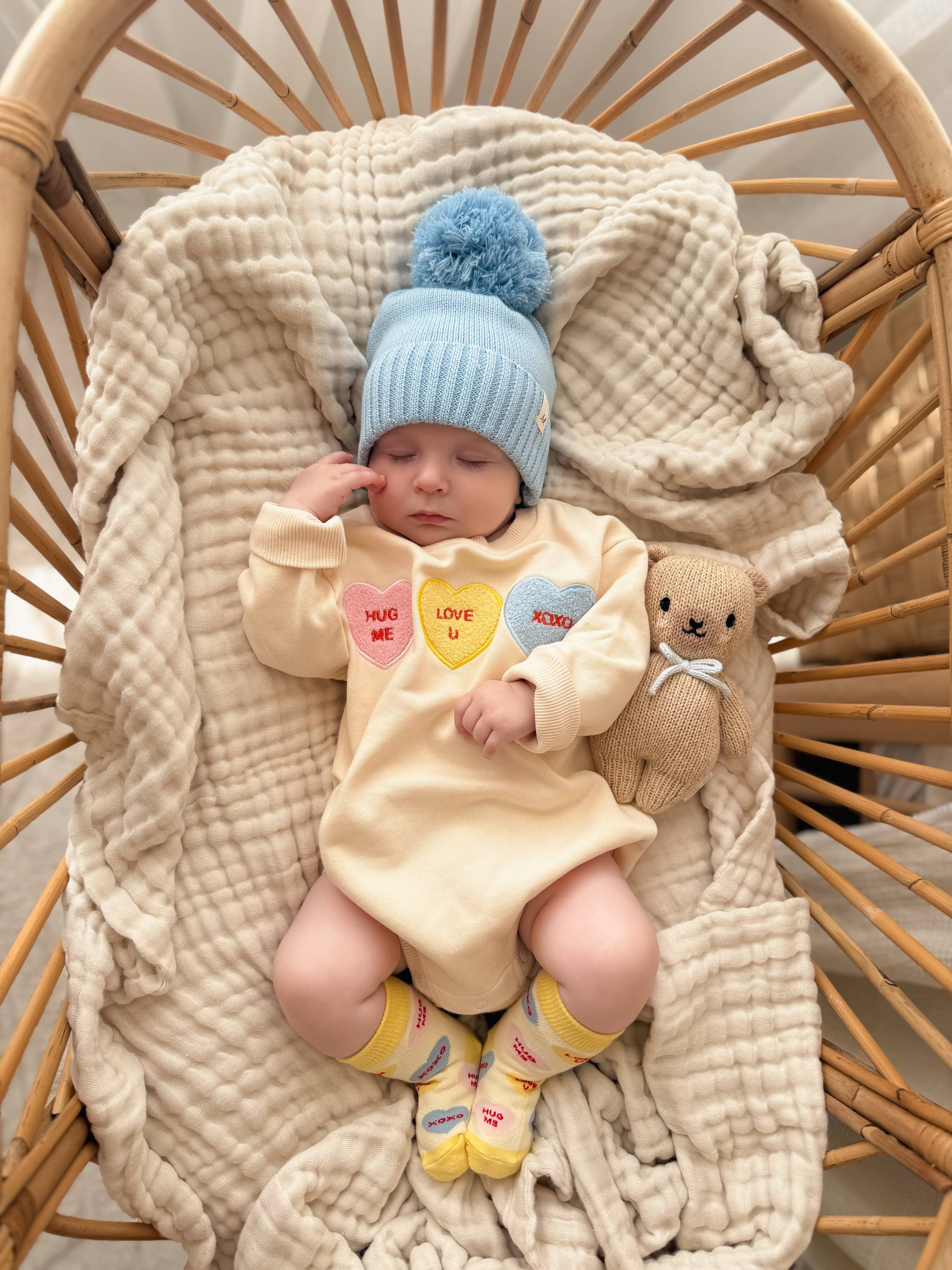 Candy Hearts Bubble Romper