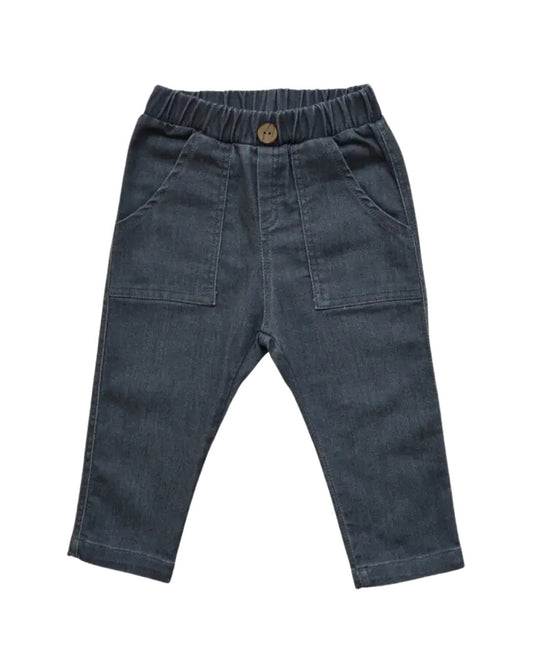 Dark Wash Denim Pant - MOKEE Baby