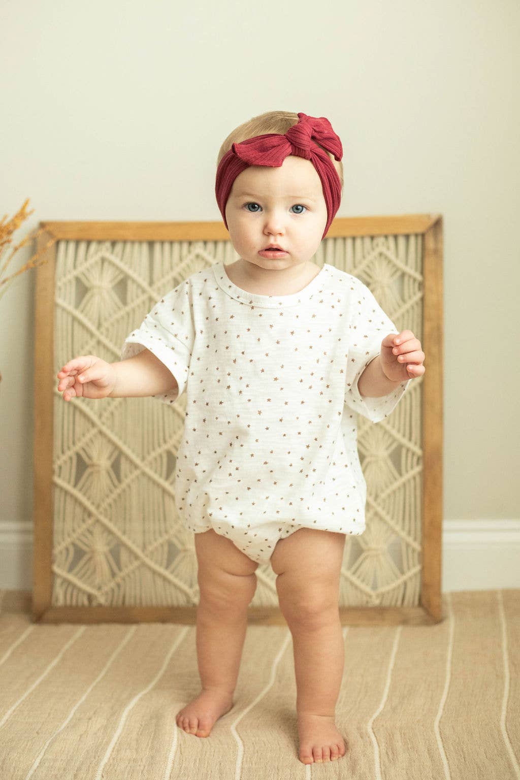 Baby short sleeve t-shirt bubble romper organic cotton