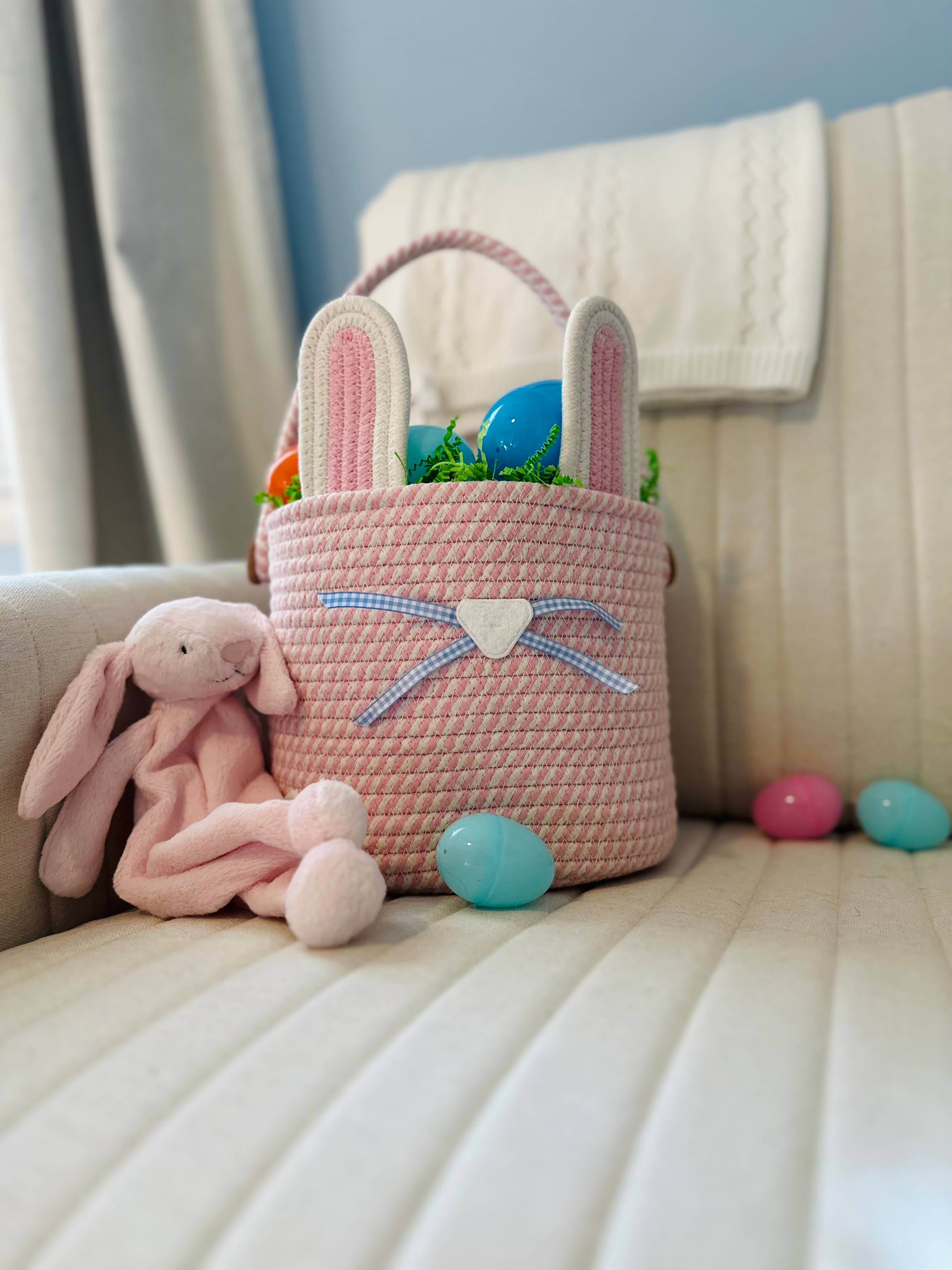 Easter Bunny Rope Basket