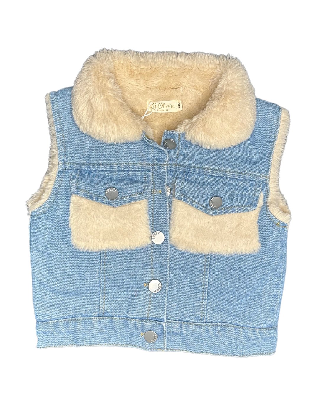 London Denim Vest - MOKEE Baby