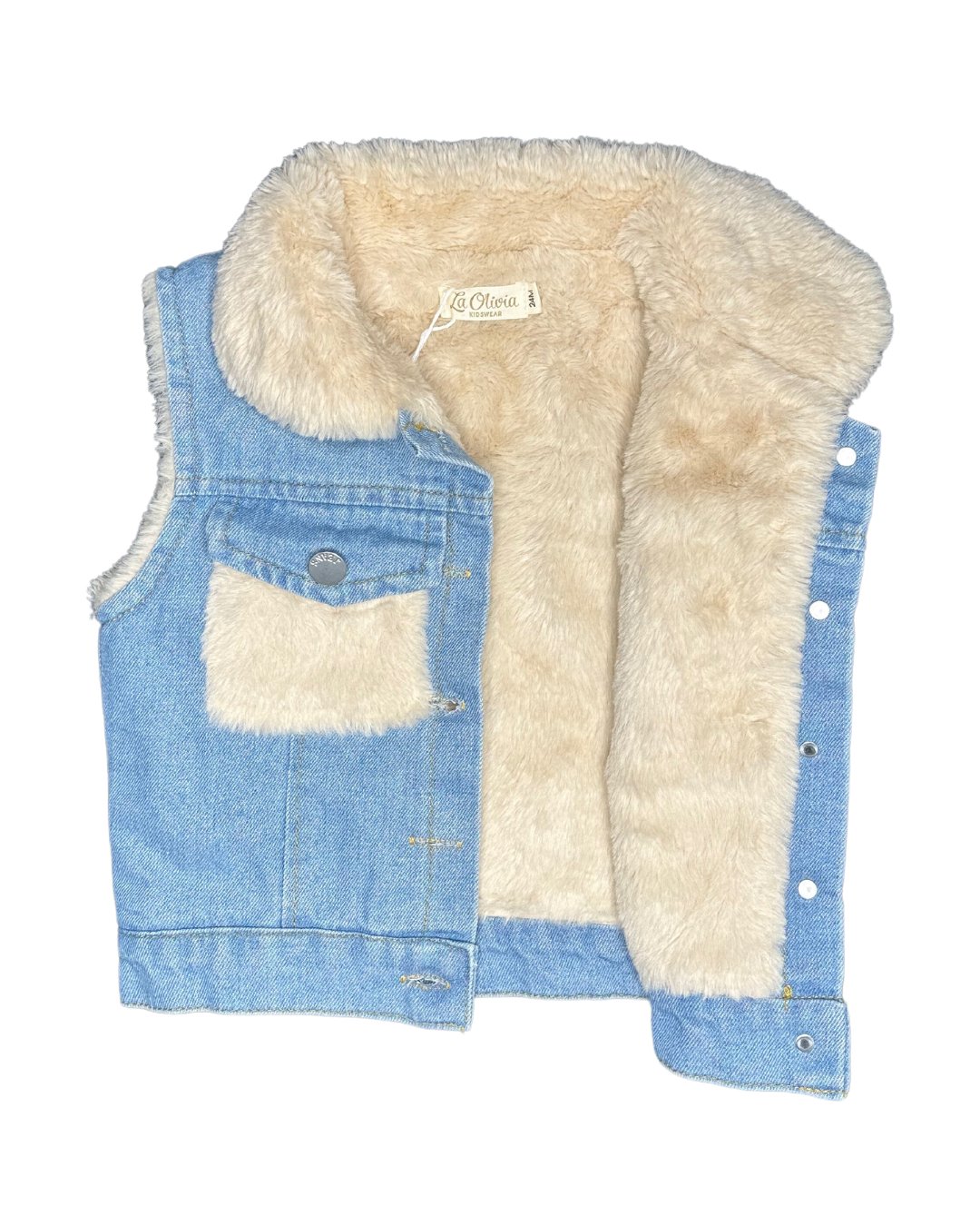 London Denim Vest - MOKEE Baby