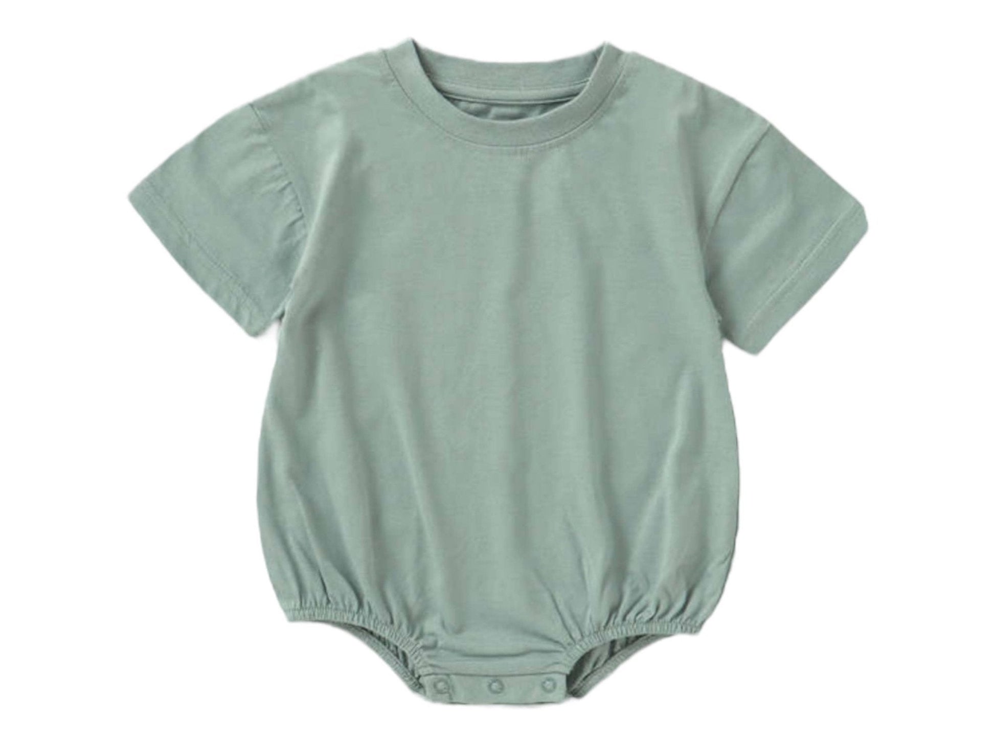 Organic T - shirt Bubble Romper - MOKEE Baby