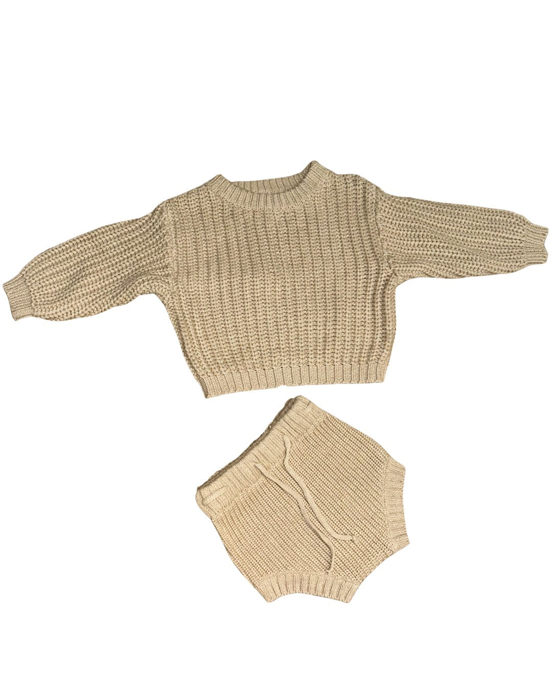 Oversize Chunky Knit Sweater - MOKEE Baby