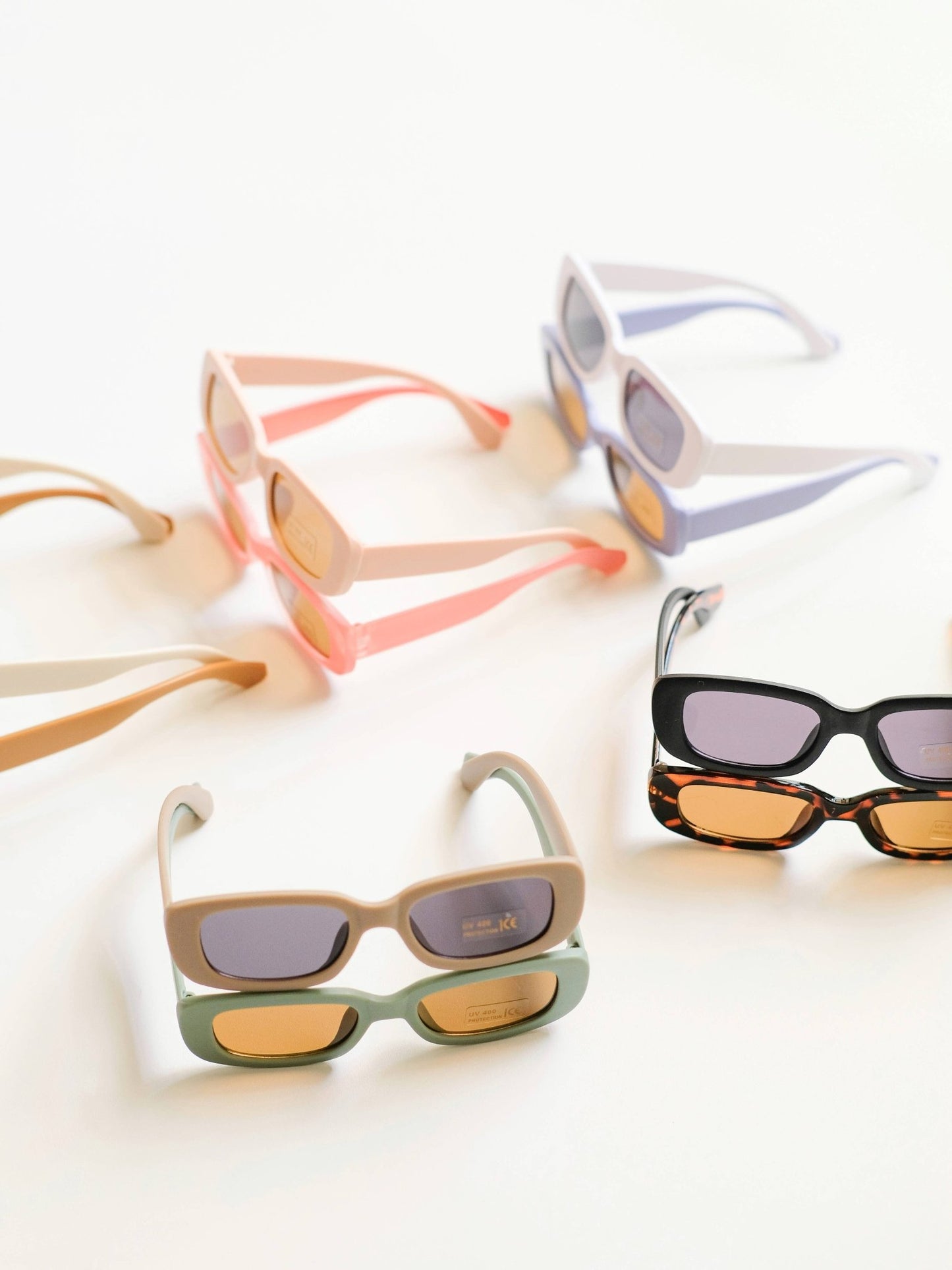 Retro Rectangular Kid's Sunglasses - MOKEE Baby