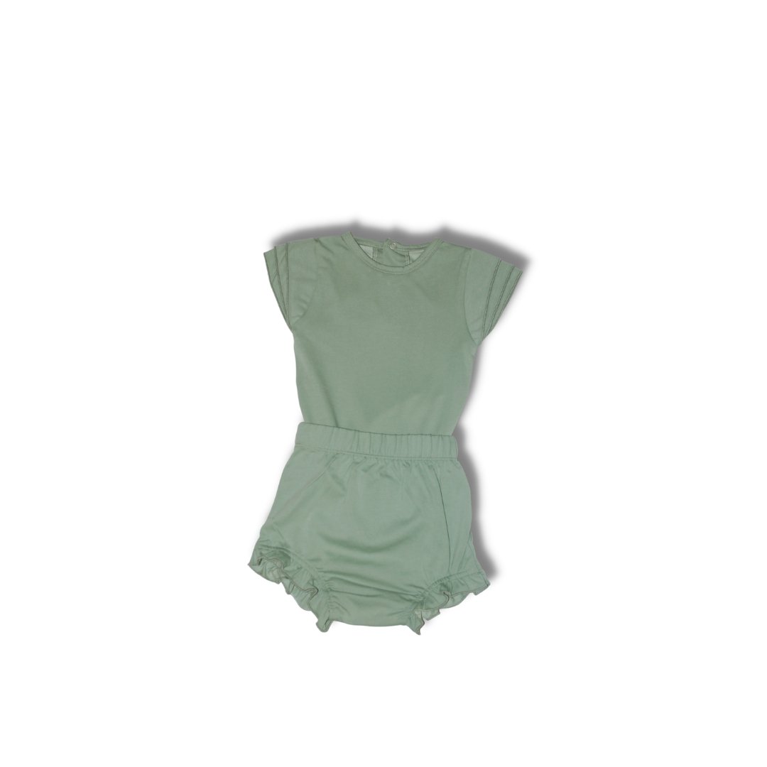 Ruffle Onesie & Bloomer Set - MOKEE Baby